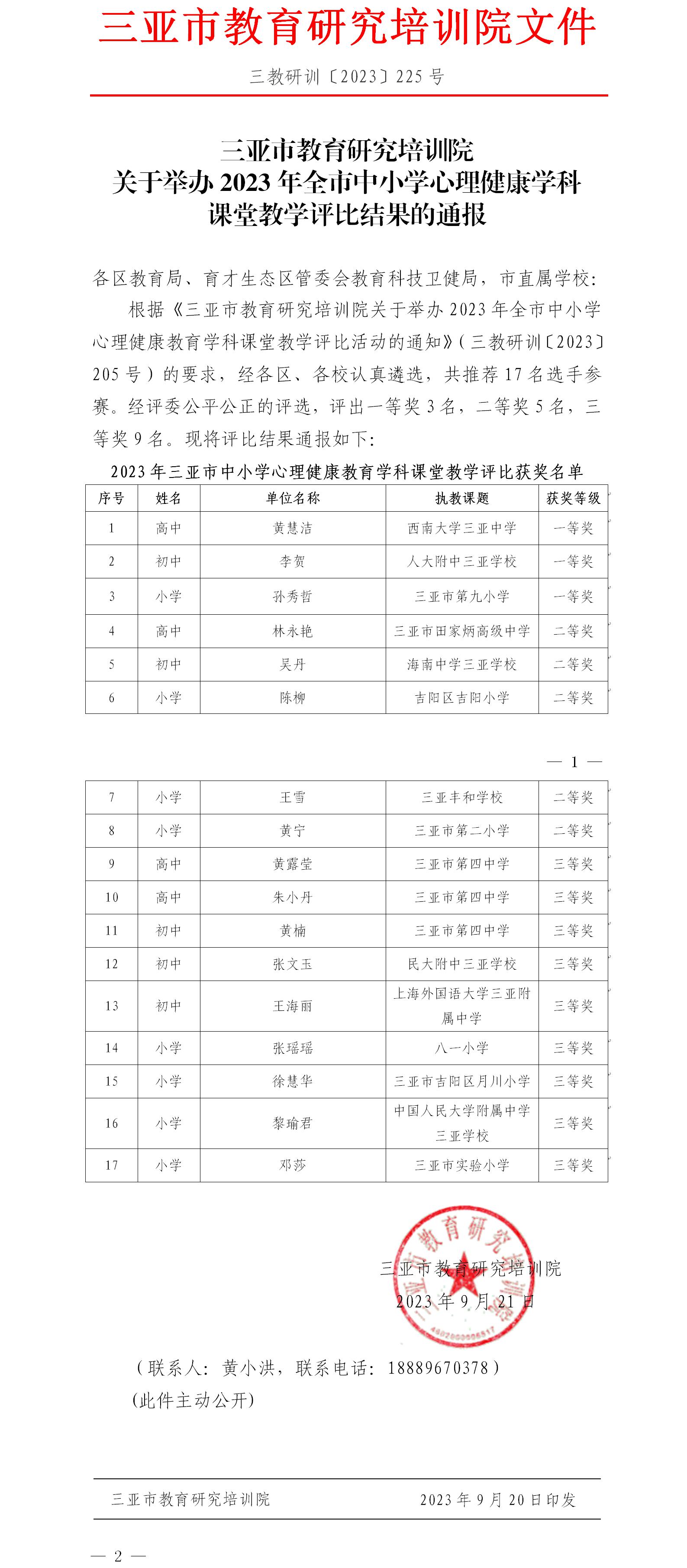 关于举办2023年全市中小学心理健康学科课堂教学评比结果的通报.jpg